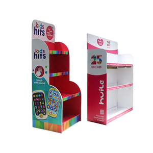 Tùy chỉnh hiện đại có thể gập lại có thể tái chế tông Rack hiển thị cho bán lẻ kẹo POS tầng <span class=keywords><strong>Standee</strong></span> với lắp ráp dễ dàng - Product Image 1