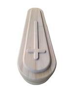 Ataúd de Madera de Paulownia de Alta Calidad, Venta Directa de Fábrica, Artículos Funerarios