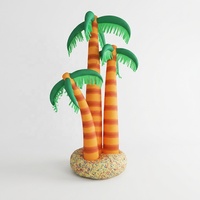Modèle de palmier gonflable géant, palmier gonflable, plantes gonflables pour la bordure de mer
