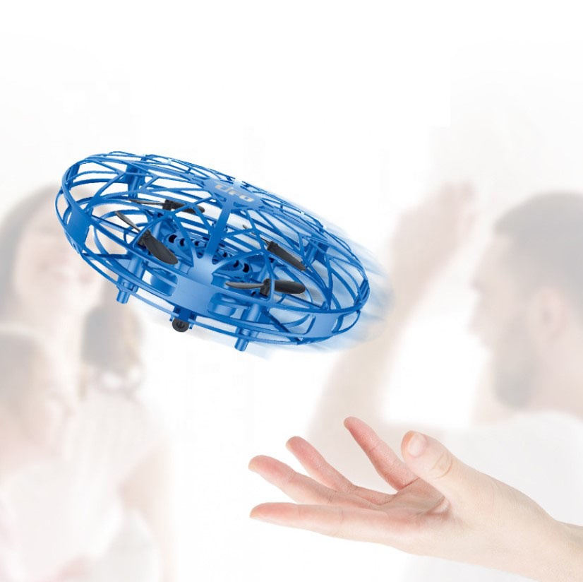 Индукционный Дрон с ручным управлением, летающая игрушка, мини-НЛО со светодиодной подсветкой