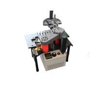 Mini machine à plaquer les chants portable manuelle automatique pour le travail du bois Machine à plaquer les chants courbe droite pour meubles en PVC