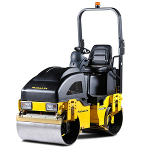 Verdichter Straßen maschinen Kubota HONDA Motor Masalta Kleine Aufsitz-Vibrations walzen maschine Gelenk-Tandem-Doppelt rommel - Product Image 1