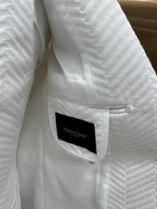 Abiti da sposa <span class=keywords><strong>eleganti</strong></span> da uomo <span class=keywords><strong>pantaloni</strong></span> giacca 3 pezzi gilet abbigliamento maschile con un bottone scialle con risvolto smoking abiti formale da sera Blazer - Product Image 6