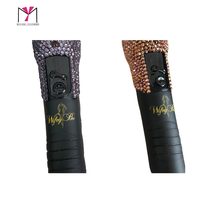 Peigne chauffant diamanté Blingbling pour femme – Outil de beauté exquis pour coiffure quotidienne – Peigne à pointe diamantée