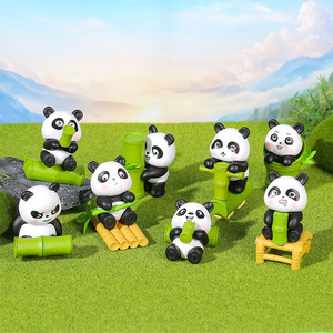 Figura de Panda de PVC, Decoración para Coche, Adorno de Escritorio de Dibujos Animados, Regalo - Product Image 3