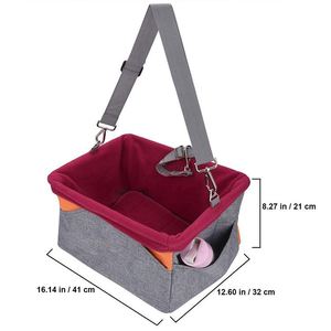 Siège auto pour chien BSCI Factory, siège rehausseur portable pour animaux de compagnie, siège auto de voyage pour chiens et chats, siège rehausseur imperméable pour animaux de compagnie - Product Image 1