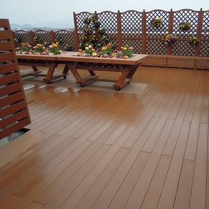 XF-A001 <span class=keywords><strong>WPC</strong></span> decking hệ thống mối mọt miễn phí splinter-miễn phí <span class=keywords><strong>Composite</strong></span> sồi sàn sàn tấm cho khu vườn ngoài trời sử dụng hạt gỗ - Product Image 5