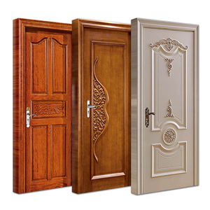 Puerta <span class=keywords><strong>de</strong></span> Madera <span class=keywords><strong>de</strong></span> Núcleo Sólido con Diseño Floral para Interiores, Puerta <span class=keywords><strong>de</strong></span> Madera <span class=keywords><strong>de</strong></span> Palisandro Individual para Dormitorio, Colores <span class=keywords><strong>de</strong></span> <span class=keywords><strong>Pintura</strong></span> para Interiores <span class=keywords><strong>de</strong></span> Casa, Fábrica <span class=keywords><strong>de</strong></span> Foshan - Product Image 2