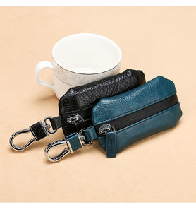 Bền <span class=keywords><strong>Key</strong></span> Wallet dây kéo Keychain Pocket <span class=keywords><strong>Key</strong></span> chủ tổ chức Pouch da chính hãng xe <span class=keywords><strong>Key</strong></span> Shell trường hợp trong kho - Product Image 4