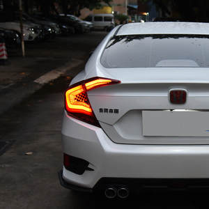 สำหรับรถยนต์ฮอนด้า ซีวิค X รุ่นที่ 10 FC FK7 FK8 ปี 2016-2021 ชุดไฟท้ายรถยนต์แบบ LED 100W ไฟเบรกแบบไดนามิก สภาพใหม่ อุปกรณ์เสริมรถยนต์ - Product Image 5