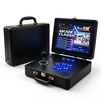 Console de jeu arcade portable 14 pouces avec jeux intégrés, manette unique, Plug and Play pour divertissement à domicile