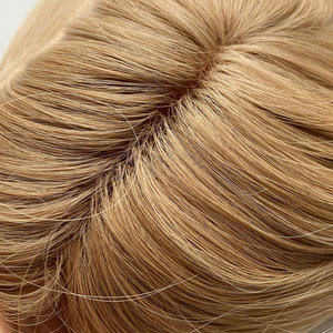 공장 도매 가격 토퍼 마이크로 라인 토퍼 여성용 통기성 가발 레이스 물고기 그물 헤어 피스 - Product Image 3