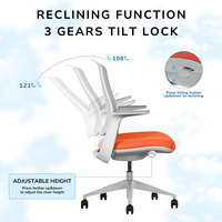 Fauteuil de Bureau Coréen Luxe Confortable Haut Pivotant en Maille et Tissu Moderne Loisirs Mobile Vente en Gros Chaises de Bureau Économiques