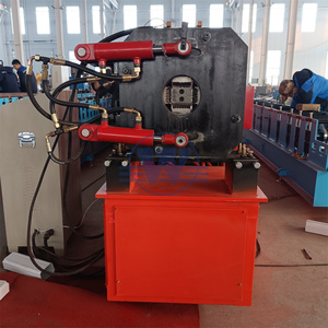 Machine de formage à froid pour gouttières carrées prélaquées, machine de formage de tuyaux d'évacuation d'eau, machine de formage à froid pour gouttières en aluminium - Product Image 2