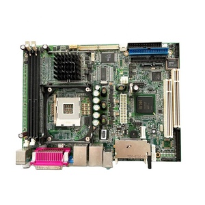 ADVANTECH AIMB-641 Rev. Carte mère industrielle embarquée A1 AIMB641G7001E-T Socket 478 MiniATX avec ports LVDS SATA LAN 6COM - Product Image 1