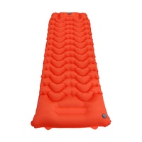 Matelas de camping gonflable imperméable de haute qualité avec oreiller, matelas anti-humidité pour la randonnée et le backpacking, gonflage facile