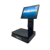 Balance de caisse tactile tout-en-un pour supermarché avec imprimante, système de point de vente et balance PC – Vente en gros