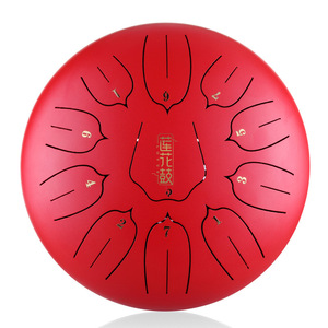 Tambor de Lengüetas de Acero Lotus de 10 Pulgadas y 11 Tonos para Sanación Sonora, Instrumento de Percusión al por Mayor - Product Image 1