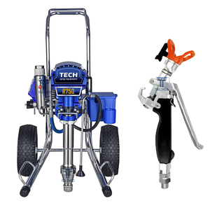 R750 3 في 1 الرش البخاخ للدهان ، الثقيلة طلاء والملمس المعجون ماكينة طلاء الرش - Product Image 5