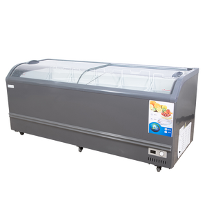 カーブドガラスドアアメリカ製冷蔵庫フロストフリーチェストスーパーマーケット - Product Image 5