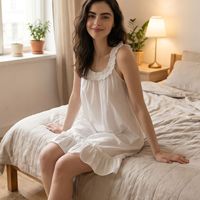 Nouvelle Robe Camisole d'Été pour Femme, Sans Manches, Blanche Unie, Tissée, Respirante, Style Minimaliste, Coupe Courte, Export