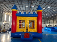 Ventes directes d'usine Combo Centre de divertissement pour enfants Château gonflable Toboggan sec Maison gonflable