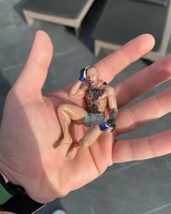 Collar con colgante de dibujos animados de moissanita helada, Plata de Ley 925, ropa de calle Hip Hop a la moda, joyería para fiestas, dijes elegantes - Product Image 2