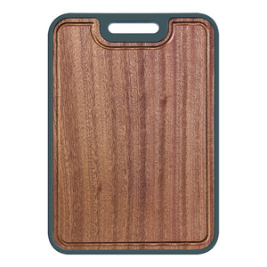 Tabla de Cortar de Ébano Grueso, Acero Inoxidable 304, Doble Cara, Antideslizante, para Cocina, Uso Doméstico, Rectangular - Product Image 2