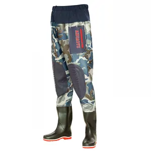 simms fishing Farm work chest waders Waist-high pants Wader for Men with Boots Wading Waterproof