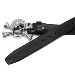 Moda Punk tendenza nuova <span class=keywords><strong>cintura</strong></span> <span class=keywords><strong>da</strong></span> <span class=keywords><strong>uomo</strong></span> in vera pelle di vacchetta intarsiata con la testa di scheletro <span class=keywords><strong>cintura</strong></span> <span class=keywords><strong>da</strong></span> <span class=keywords><strong>uomo</strong></span> Designer - Product Image 3