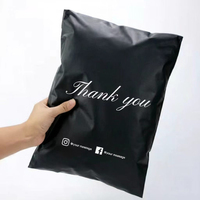 Sacs d'expédition personnalisés avec logo imprimé, sacs postaux mats noirs en polyéthylène pour vêtements, sacs d'emballage pour vêtements, sacs d'expédition pour vêtements – Offre Spéciale