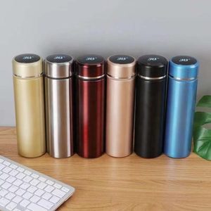 500ml 17oz Vakuum-Thermoskanne mit Individuellem Logo, LED-Temperaturanzeige, Edelstahl Smart Wasserflasche mit Filter und <span class=keywords><strong>Infuser</strong></span> - Product Image 5