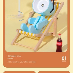 Modern Deer <b>Dog</b> Mini Night <b>Light</b> Cute Foldable ABS Material LED Desk Lamp Children Eye Protection Battery Dormitory Christmas - Product Image 4
