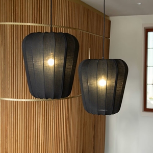 Set di 3 Lampadari Sferici a Sospensione in <span class=keywords><strong>Beige</strong></span> Caldo per Sala da Pranzo - Product Image 3