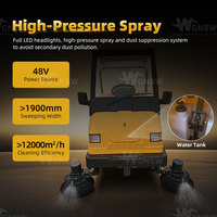 E800W  Balayeuses de voirie pour parkings, machine de nettoyage des sols