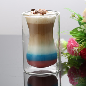 Popular Reusable Double Wall Glass Coffee <strong>Cup</strong> New Design Heat-resistant <strong>Turkish</strong> Glass <strong>Cup</strong> - Product Image 4