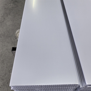 Paneles de Techo de PVC Perforados de 300x9mm <span class=keywords><strong>con</strong></span> Tecnología de Estampado en Caliente, Super Brillantes, Blancos, Impermeables, Rejilla de Techo China - Product Image 4
