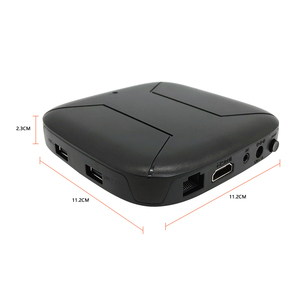 กล่องทีวีแอนดรอยด์ 4K AML905L3A เครื่องเล่นมีเดียควอดคอร์ 2GB 8GB สมาร์ททีวีบ็อกซ์ 5G WiFi บลูทูธ HDMI อีเธอร์เน็ต USB - Product Image 1