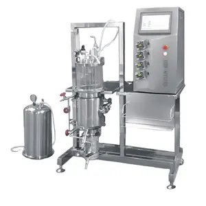 Personalizzazione all'ingrosso fermentatore di vetro sterilizzazione in situ con modello BLBIO-GCV che può essere controllato dal controller