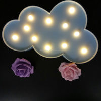 Belle lune étoile nuage LED 3D veilleuse taille moyenne lampe intérieure pour enfants chambre fête mariage décor bébé chambre décor