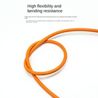 Câble Ethernet RJ45 vers M12 en cuivre sans oxygène, 10 Gigabit, hautement flexible, pour chaînes de traction, 8 conducteurs, codage A/D/X, industriel