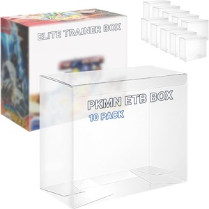 Hot Sale Acrylic TCG Card <b>Display</b> <b>Case</b> Magnetic Lid Customizable Logo Clear Washable for Booster Box Protector for - Product Image 1