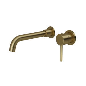 Miscelatore per lavabo a parete con maniglia singola Miscelatore per lavabo a leva singola Rubinetti per bagno con bocca lunga - Product Image 5