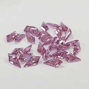 พลอยคิวบิกเซอร์โคเนียรูปทรงว่าว สีสันสดใส เม็ดพลอยสังเคราะห์ ขนาด 5x10 มม. สำหรับทำเครื่องประดับ - Product Image 6