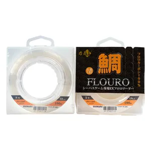 30m &100m Shock Leader 100% Fluoro Carbon Fishing Line Thin Fine Carp Angling Line Surfcasting Pure Fluorocarbon Leader