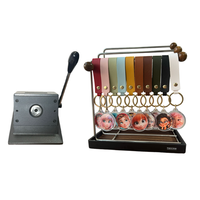 Machine à fabriquer des porte-clés en acrylique pour restaurants et boutiques de cadeaux, cadre transparent DIY, 1000 ensembles