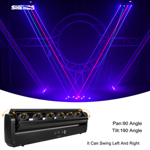 Projecteur laser RGB SHEHDS 3000mW DMX512 ILDA avec contrôle d'animation, tête mobile, laser DJ pour discothèque, mariage, scène - Product Image 5