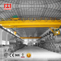Grue de pont QD montée au plafond télécommandée double poutre 8t 20t 30t 40t grue à crochet de déplacement