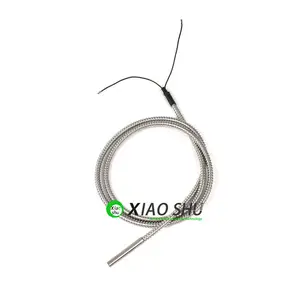XIAOSHU High Density 230V 100W 6.5*40mm Electric Resistance Cartridge Heater with Metal Hose