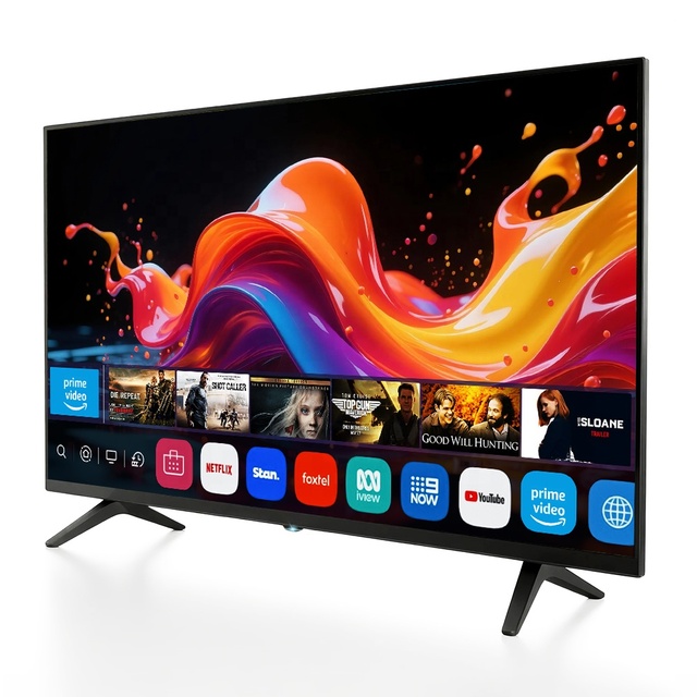 43 50 55 65 75 Inch 4K Smart Tv Super Wide Screen Narrow Bezel Good Panel Led Television High Definition Televisions